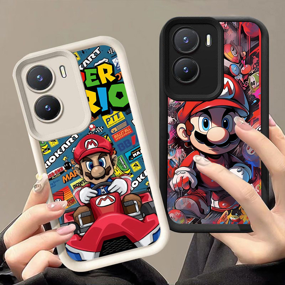 เคสสําหรับ VIVO Y02S Y16 Y22s Y15s Y15a Y55 Y75 Y22 Y35 Y01 Y56 IQOO 13 Z10 Z9 Z9X 5G Q-66 Mario