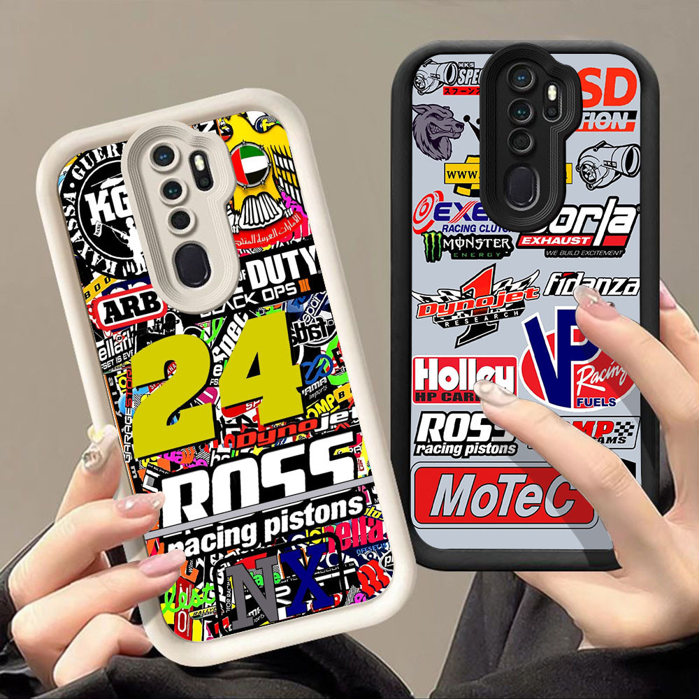 เคสสําหรับ OPPO Reno A9 A37 A5 2Z 2F A39 F17 F11 A83 F5 2020 Pro Q-86 โลโก้