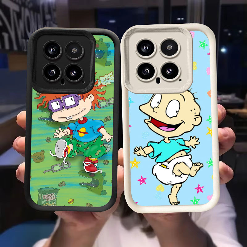 O-37 Rugrats Casing สําหรับ Xiaomi 13T 14 14T Pro สีดําและสีขาว