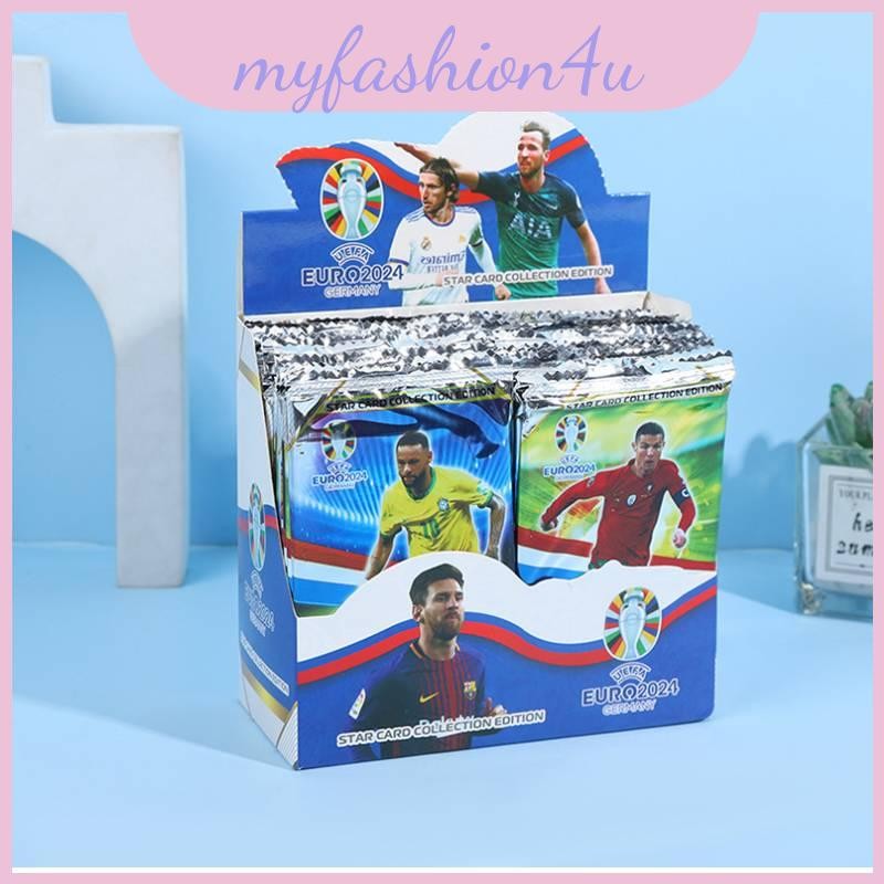 Star Ultimate Football Cards ถ้วยยุโรป Messi Neymar Ronaldo Card Deck Collectible