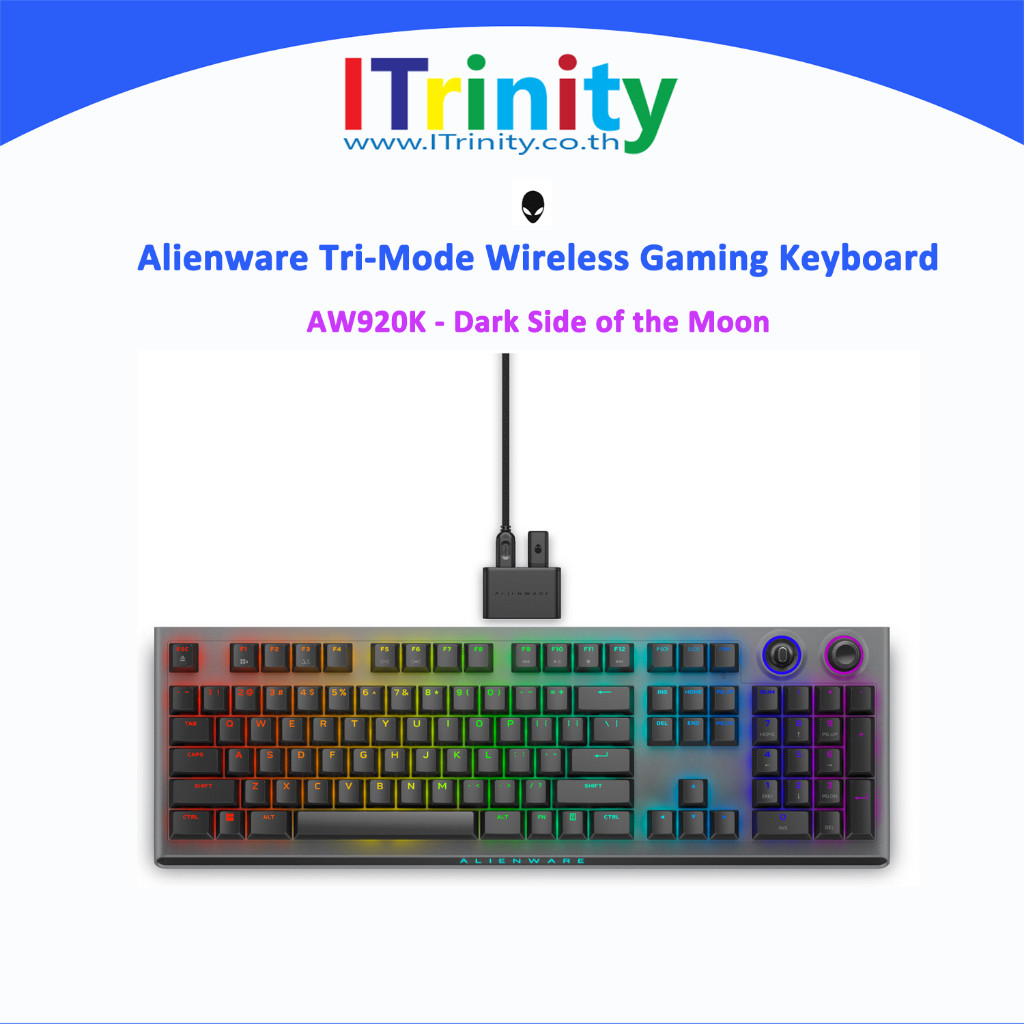 Alienware AW920K Tri-Mode Wireless Gaming Keyboard (English Only) เดลล์ คีย์บอร์ดเอเลี่ยนแวร์ (ภาษา