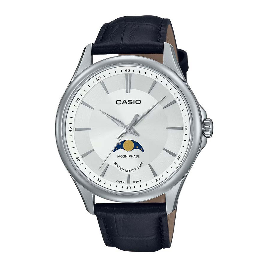 CASIO STANDARD MTP-M100L-7A Moon phase ของแท้ 100% พร้อมส่ง ประกัน 1 ปี