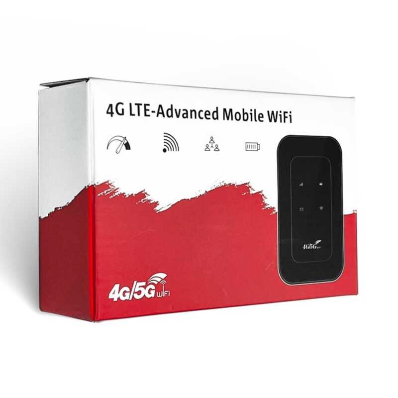 ▣ Portable LTE Wifi Modem With SIM Card Slot Wireless 4G Mini Router For RV Travel Vacation Ca