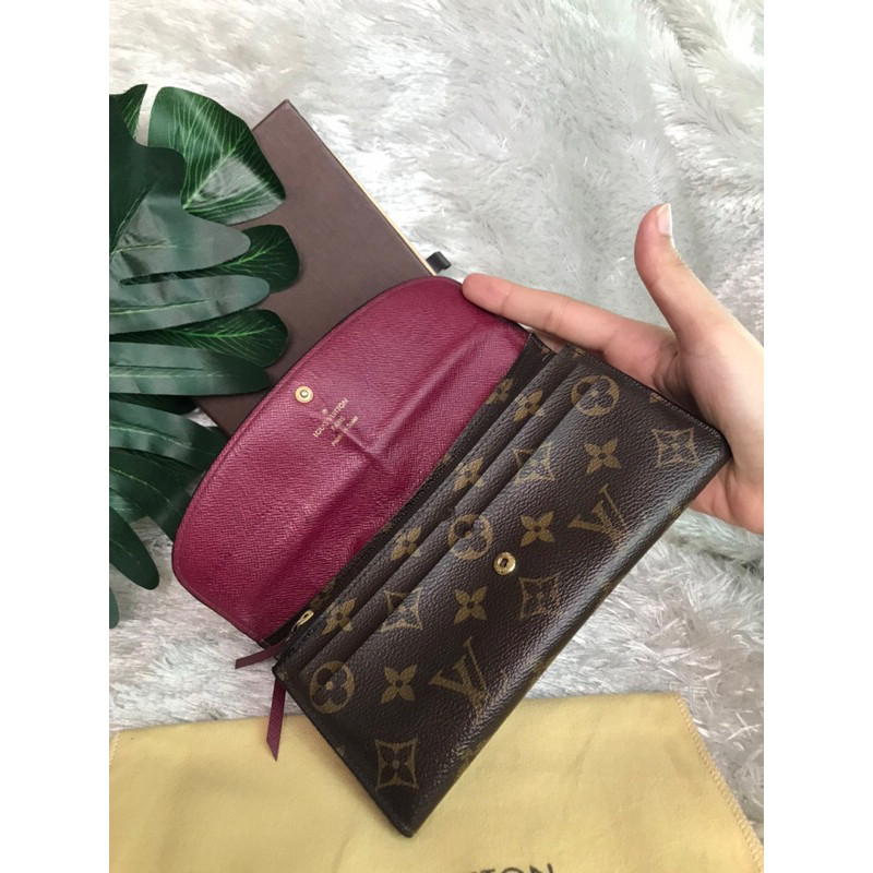 Lv Monogram Emilie Wallet แท้