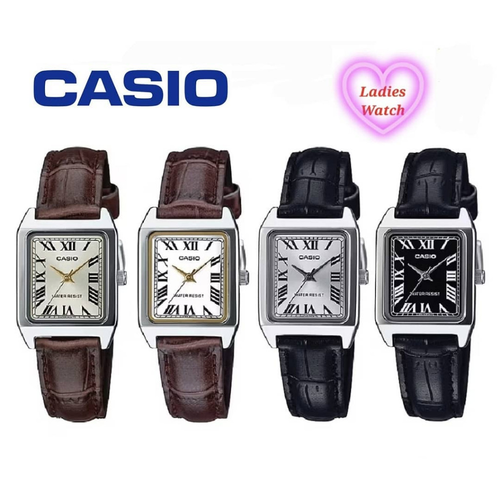 ในสต็อก Casio Women Watches LTP-V007L Series Casio Women Analog Watch [รับประกัน 2 ปี] LTP-V007L-1B 