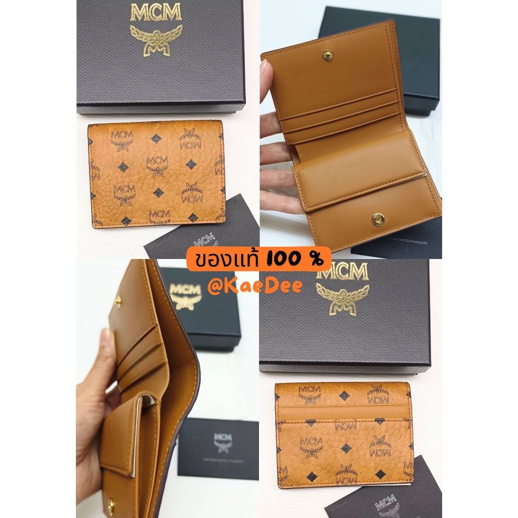 พร้อมส่ง!!!! MCM ของแท้ 100%  กระเป๋าตังค์ MCM.