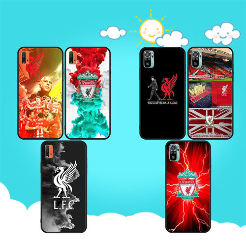 สีดําอ่อน Samsung Galaxy S7 S7 Edge S8 S8 Plus S9 S9 Plus S10 S10E S25 S25 Ultra S25 pro Liverpool 1