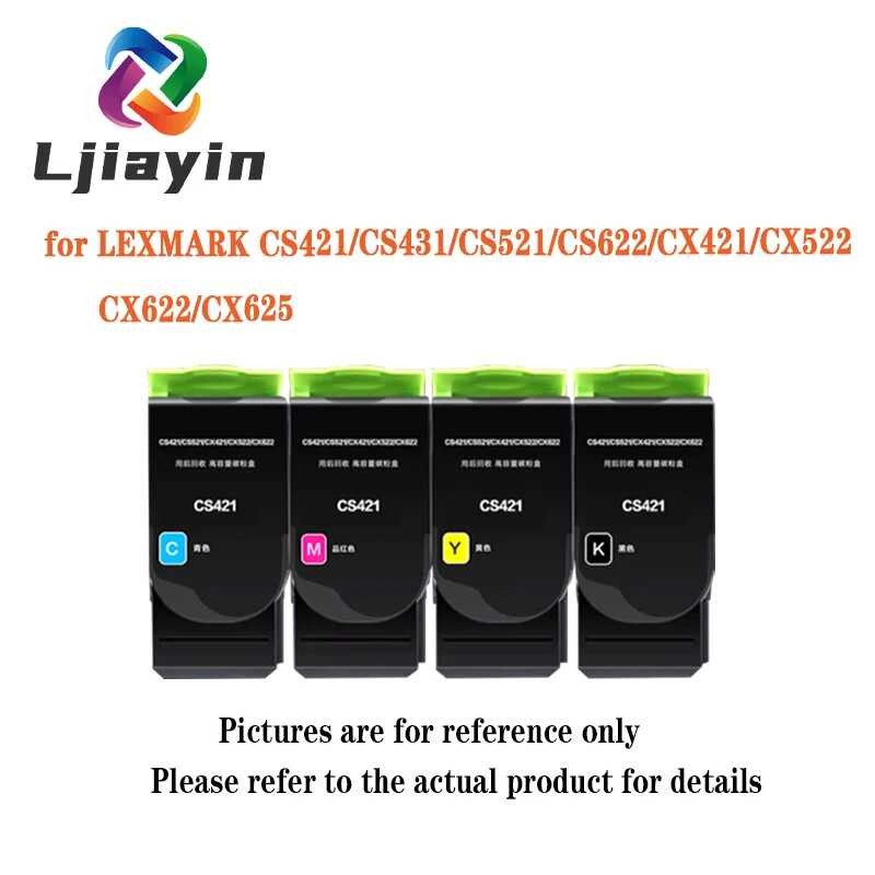 Version b ME/CIS/RUS 78C50K0/78C50C0/78C50M0/78C50Y0 Toner Cartridge for Lexmark CS421/CS431/CS52