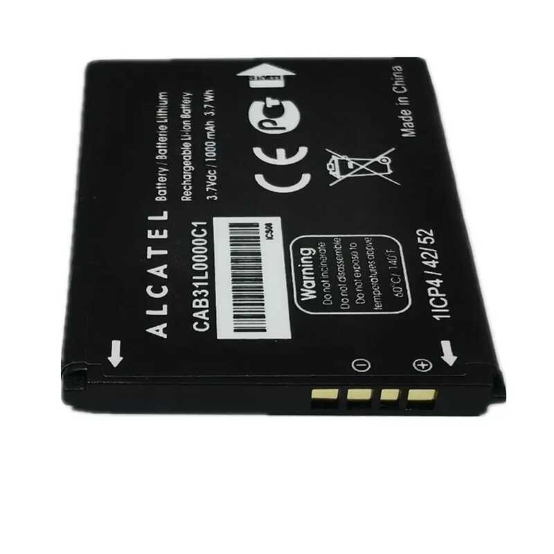 Δ แบตเตอรี่เดิม Cab31l0000c1 สำหรับ Alcatel I808 A383g Vf555 Ot-3040 TCL T66