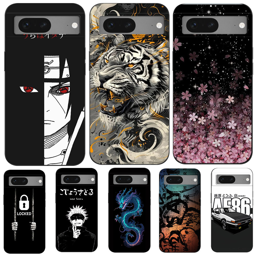 สําหรับ Google Pixel 7 สําหรับ Google Pixel 7 Pro Soft Case เคส tpu สีดํา Naruto UchihaItachi