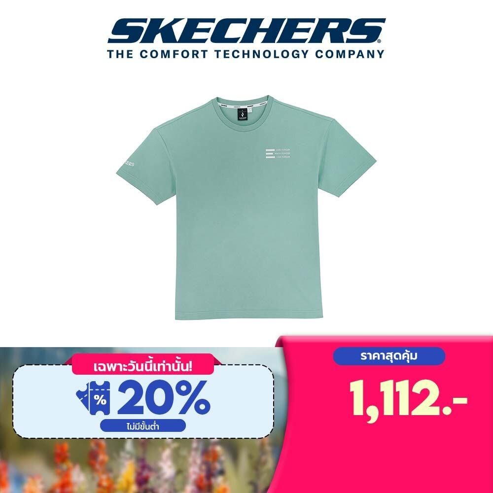 Skechers สเก็ตเชอร์ส เสื้อยืดแขนสั้นยูนิเซ็กส์ Unisex Spy x Family Short Sleeve Tee - SL224U484-GRN