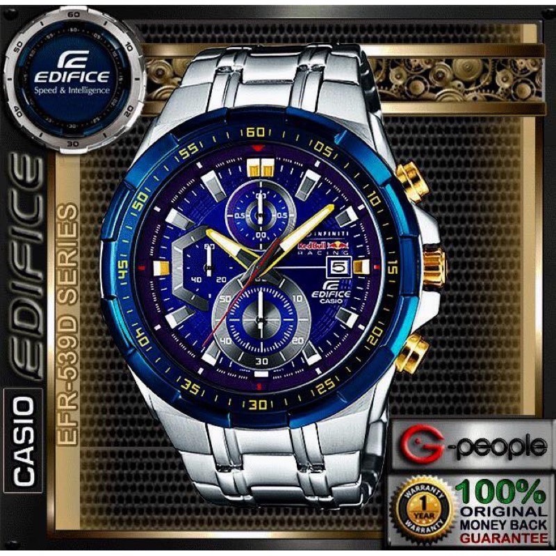 Casio Edifice แท้ รุ่น EFR-539 RB-2AER