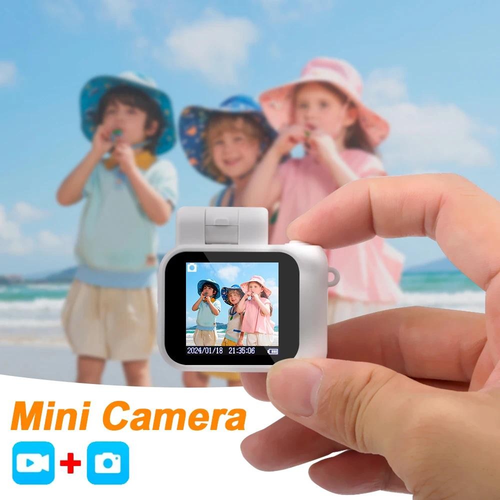 Y4000 HD 1080P มินิกล้องแบบพกพา Pocket Cam พร้อมหน้าจอ LCD กล้องดิจิตอลแสงแฟลชเครื่องบันทึกวิดีโอนักเรียนกล้องวิดีโอขนาดเล็ก