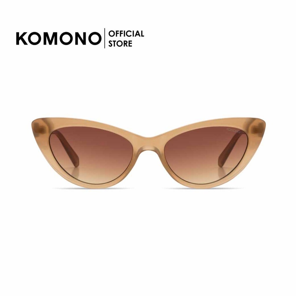 KOMONO Rosie Sahara แว่นตากันแดดทรงแคทอาย สีเบจ