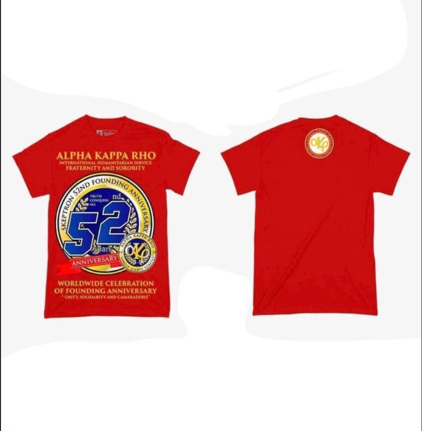 ALPHA KAPPA RHO INTERNATIONAL HUMANITARIAN SERVICE FRATERNITY และ SORORITY 52ND ANNIVERSARY WORLDWID
