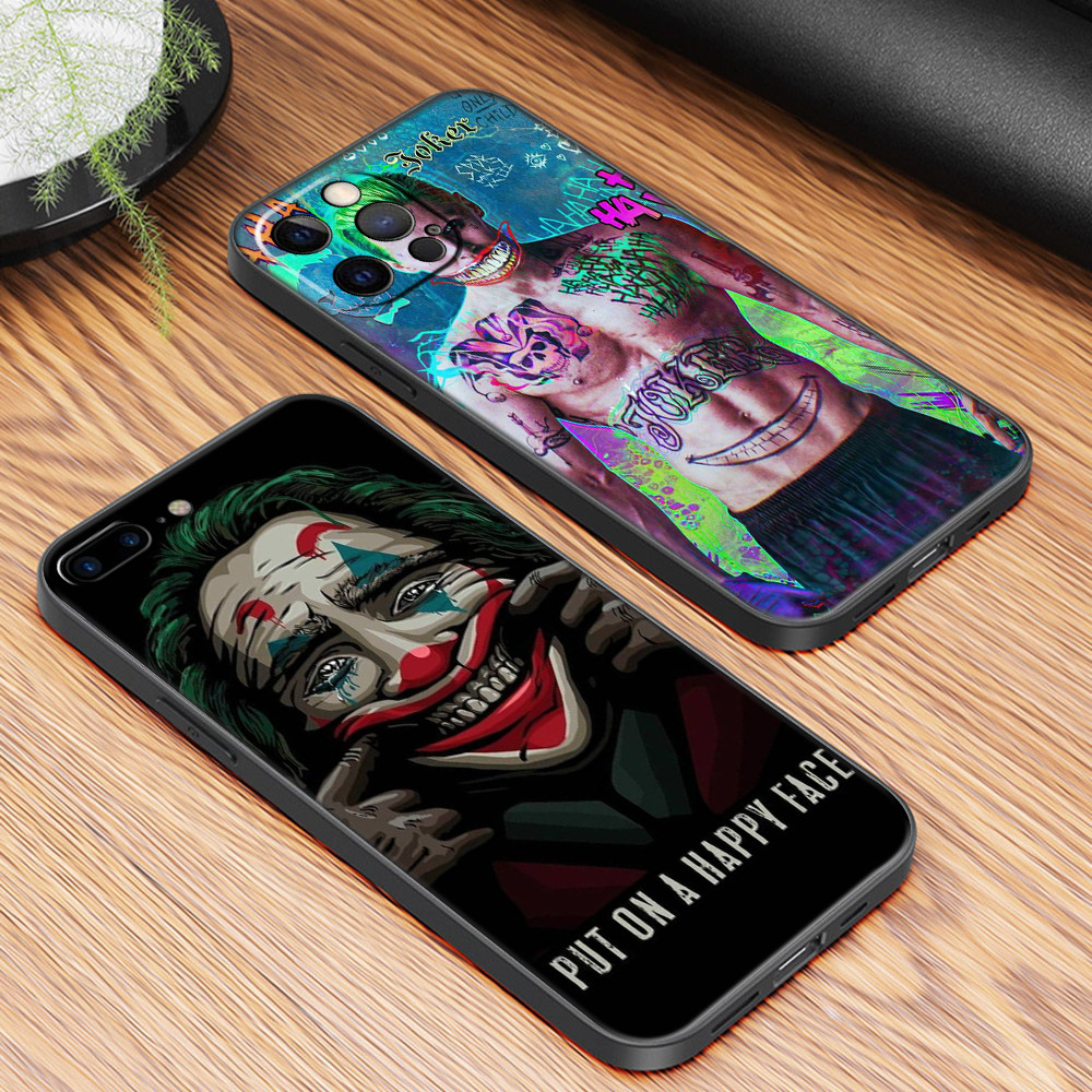 เคสโทรศัพท์สีดําแฟชั่นสําหรับVivo Y1S Y01 Y02 Y02S Y02T Y5S Y9S Y10 Y11 GB43 โจ๊กเกอร์ปก