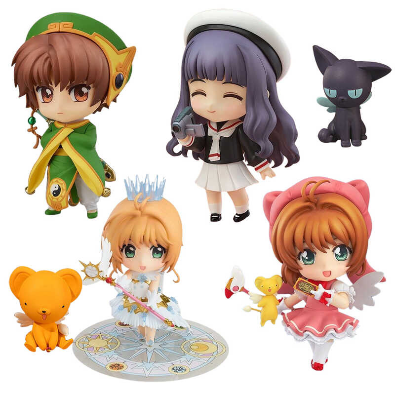 ◆ การ์ตูนอะนิเมะ 6 ชิ้น KINOMOTO SAKURA LI SYAORAN Daidouji Tomoyo CERBERUS S