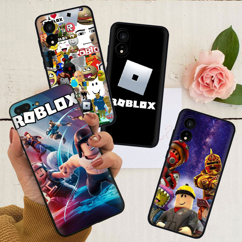 84YV Roblox เกมเคสโทรศัพท์แบบนุ่มสําหรับ OPPO A5S A3S A12E A37 A39 A57 A7 2018 A59 F1S F3 A83 A1K R9