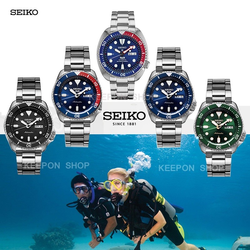 นาฬิกา Watch ใหม่ล่าสุด SRPD65K1 SRPD53K1 Seiko 5 SPORT SRPD51K1 SRPD55K1 SRPD61K1 SRPD63K1 SRP601J
