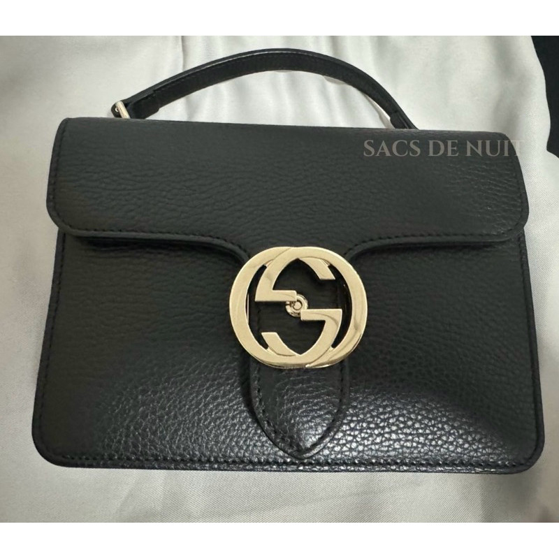 USED GUCCI Interlocking Shoulder Bag