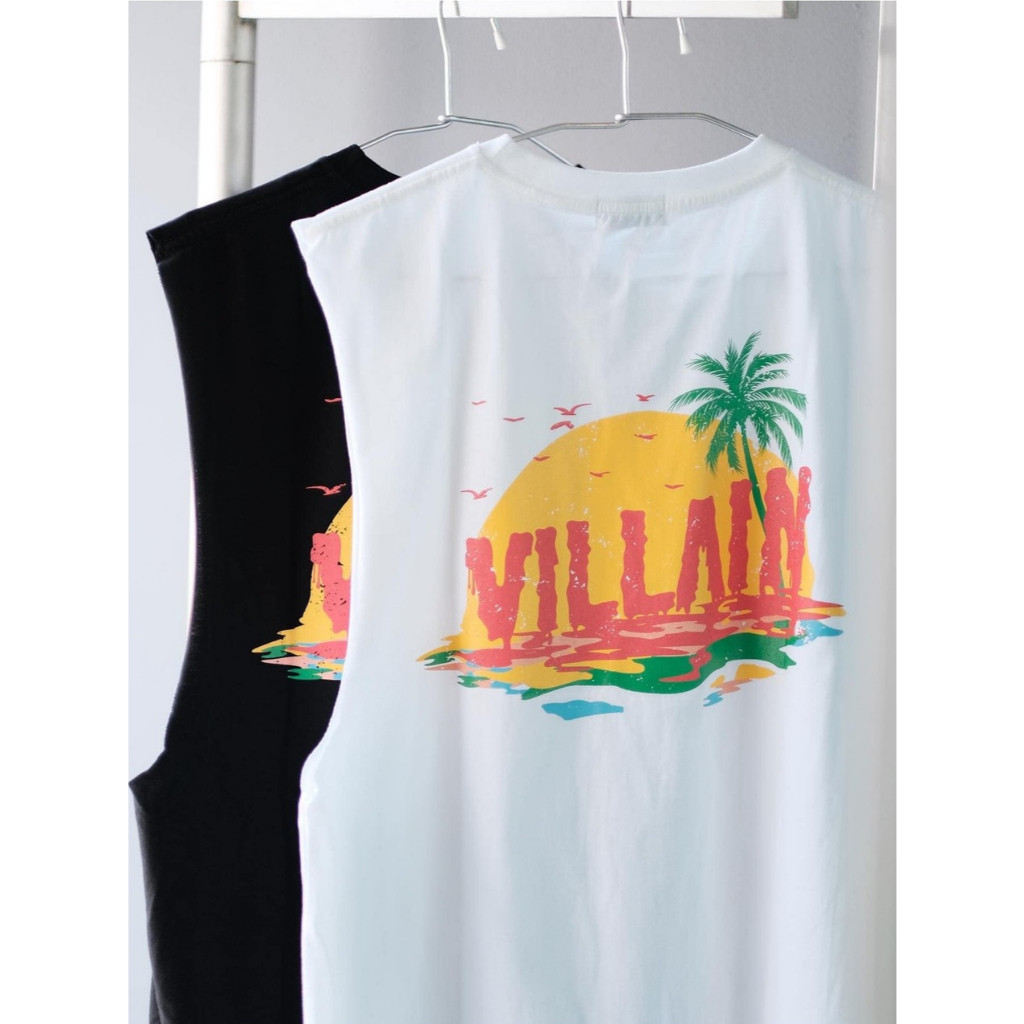 ♞VILLAIN เสื้อแขนกุด "Villain Sunset" XF