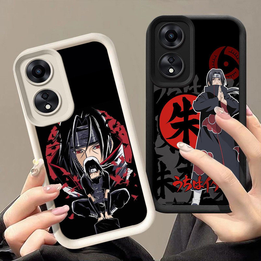 สําหรับ OPPO A17 A38 A17K A58 A60 A78 A18 A98 5G Q-16 อะนิเมะ Uchiha Sasuke