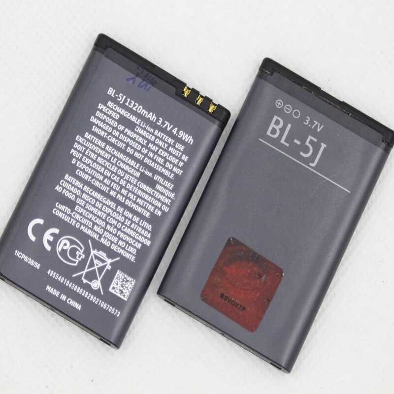 ▥ 1320Mah Bl-5Jโทรศัพท์เปลี่ยนแบตเตอรี่สำหรับ 5800 Xpressmusic N900 5230 Nuron X6 C3 5233