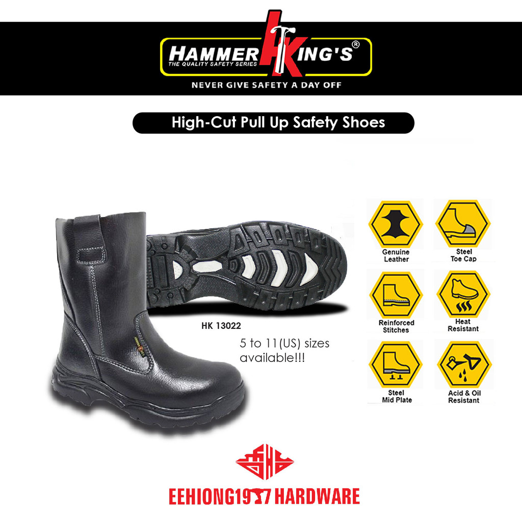 HAMMER KING HAMMERKING ค้อน KINGers HK13022 HK 13022 รองเท้านิรภัยรองเท้าเพื่อความปลอดภัย Kasut Kerj