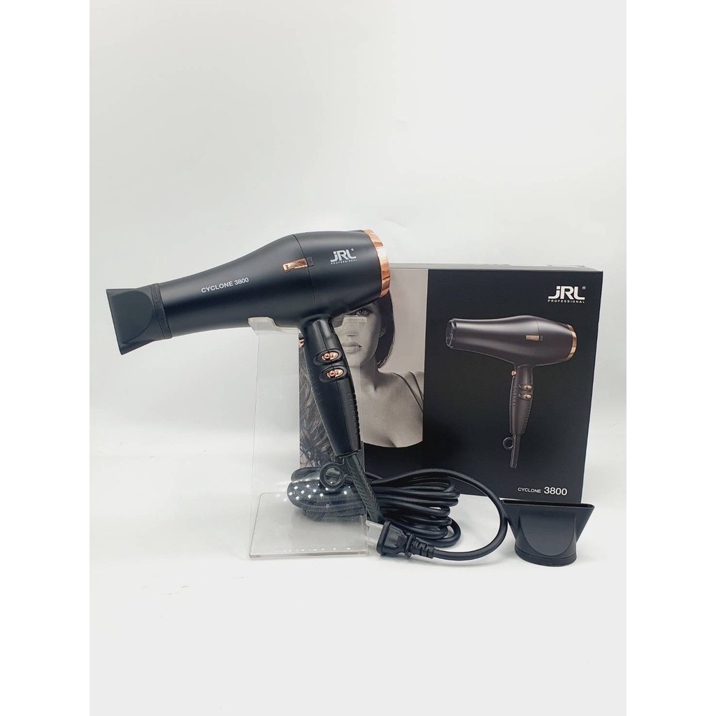 ไดร์เป่าผม JRL PROFESSIONAL รุ่น Cyclone 3800 เทคโนโลยีใหม่ล่าสุด 2400 วัตต์