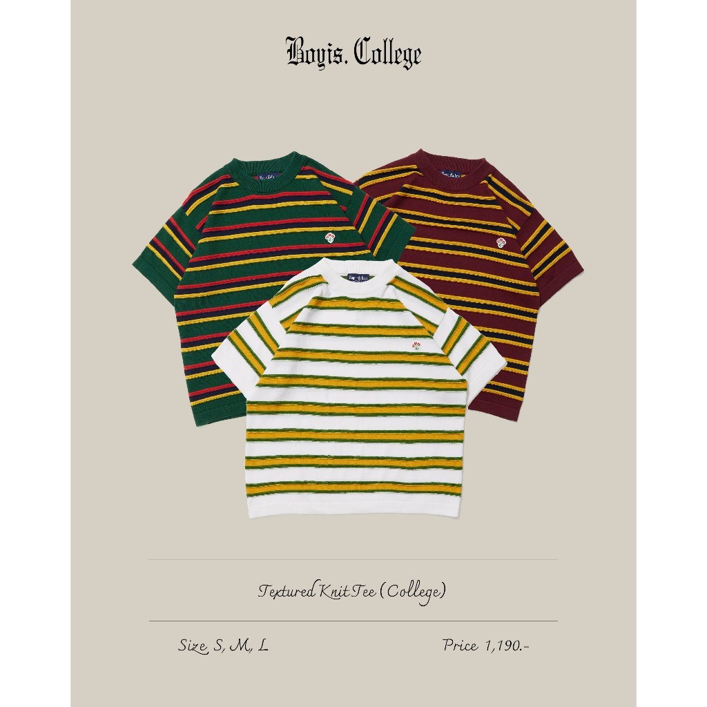 Boyis - Knit Tee College