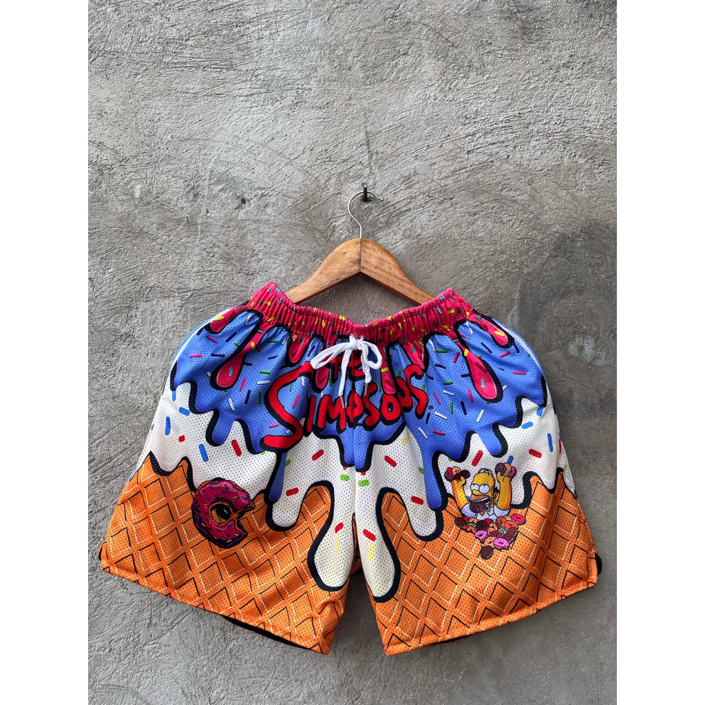 คุณภาพสูง ตาข่ายสั้น 2 กระเป๋า โดเบิล