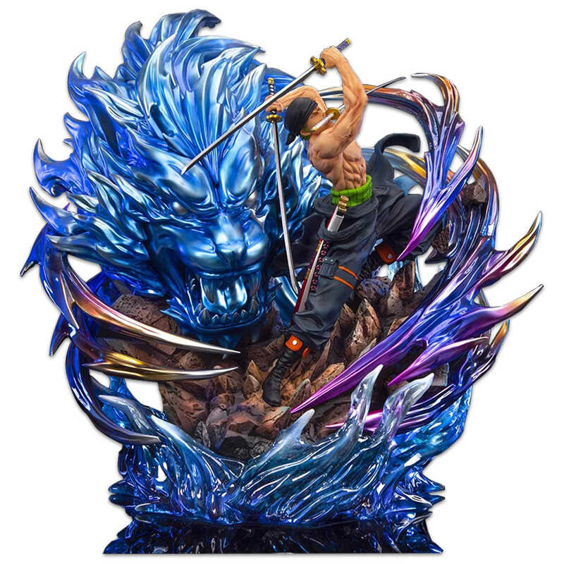 ◆ 23Cm อะนิเมะ One Piece Roronoa Zoro Week Gerkisen Extra ZERO Urutora Gari โมเดลข