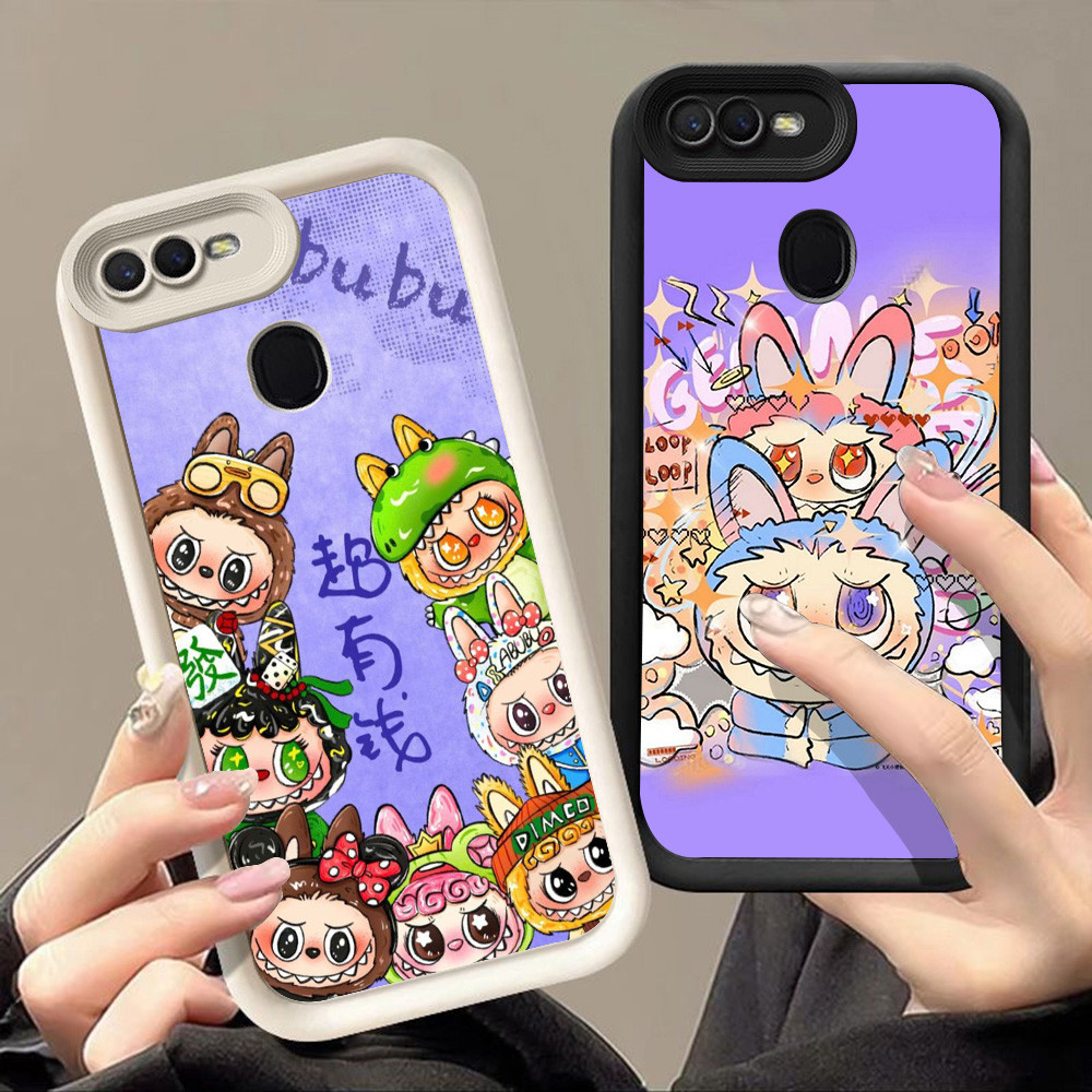 สําหรับ OPPO Realme A12 A12s F7 C2 F9 C2s A5S A5 A1K A11K A12E A7 A3S Pro Q-59 Labubu