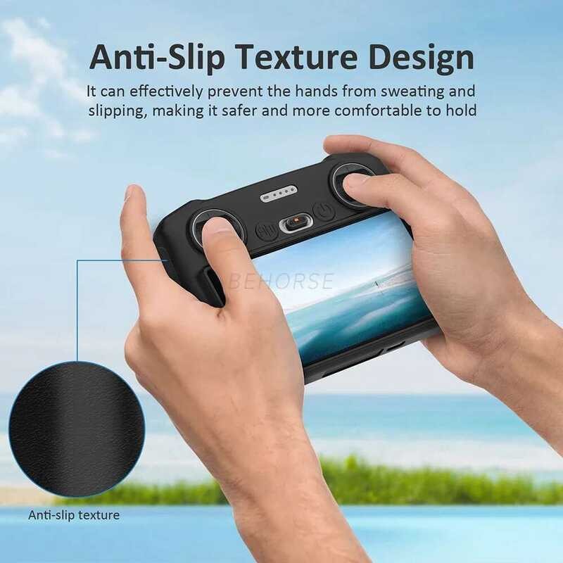 ▥ ซิลิโคนสําหรับ RC 2/Rc/Rc N3/N2/N1 Scratchproof สําหรับ DJI Flip/Neo /Air 3S/Mini 4 Pro/4K Dr