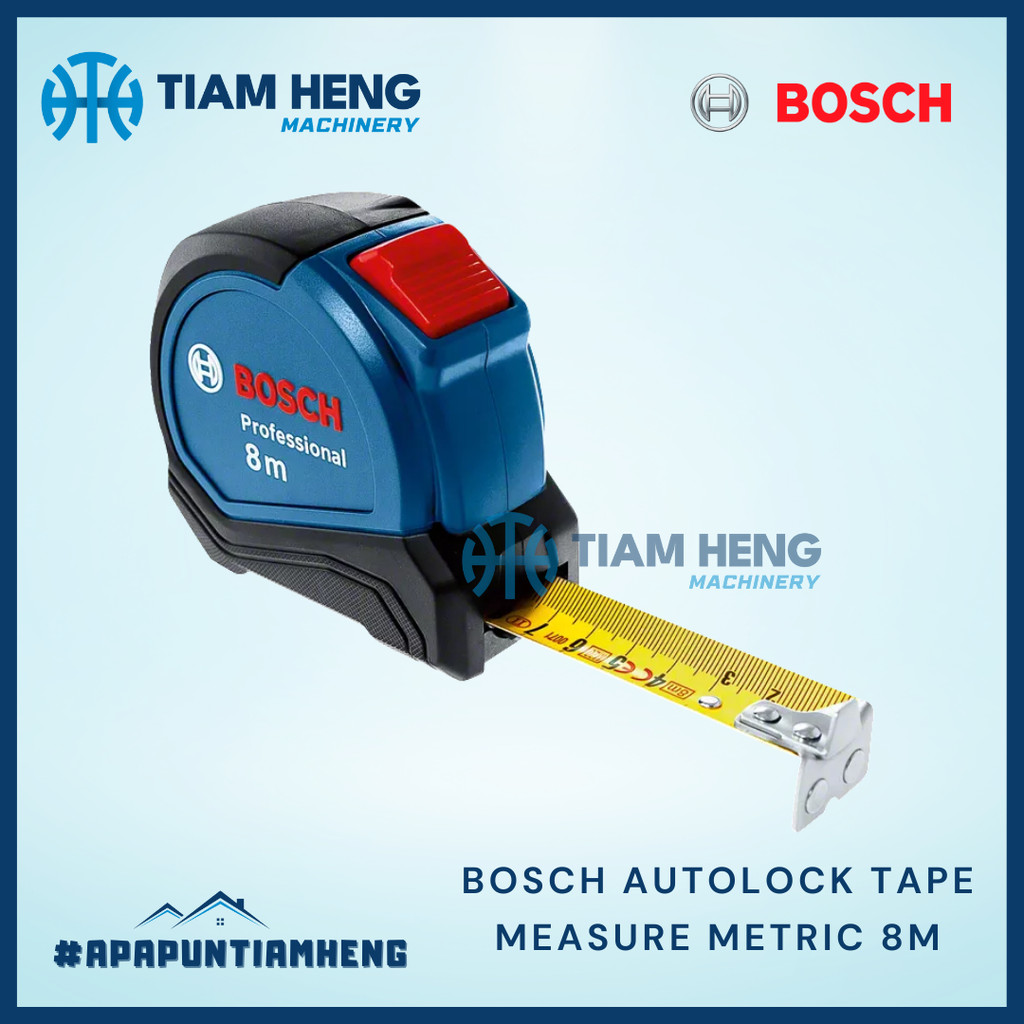 Bosch AUTOLOCK TAPE MEASURE METRIC 8M