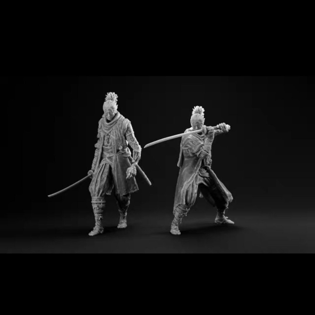 [DND] [DND] Shadow Dead Two Degrees Wolf Unpainted White Model 3d Printing High Precision Model Resi