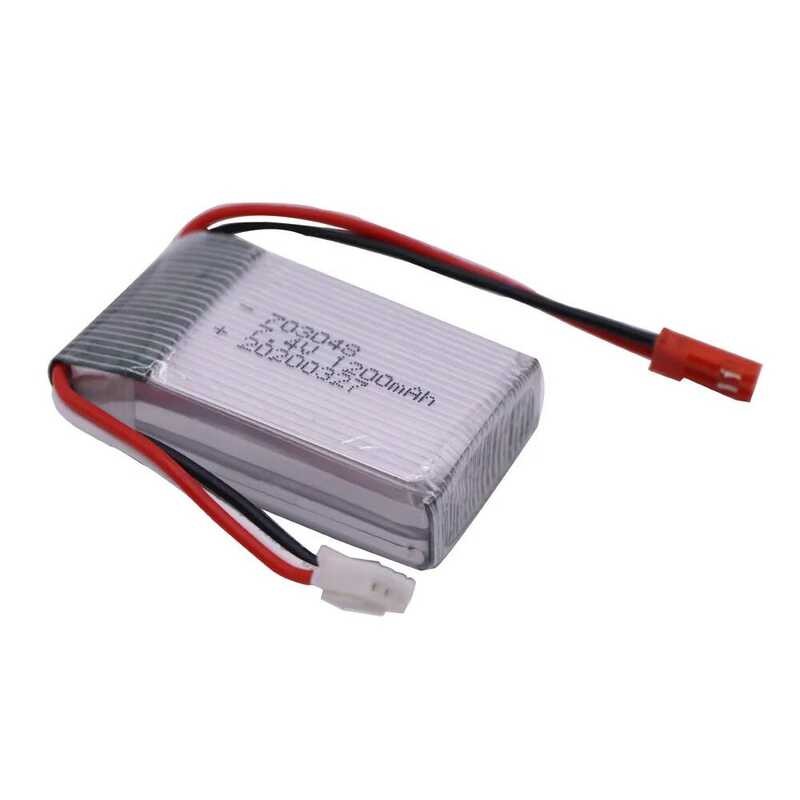 ▥ 1200Mah 25C 703048 Lipo แบตเตอรี่สำหรับ MJXRC X600 RC Drone อะไหล่2s 7.4 V Li-Ion แบตเตอรี่ J