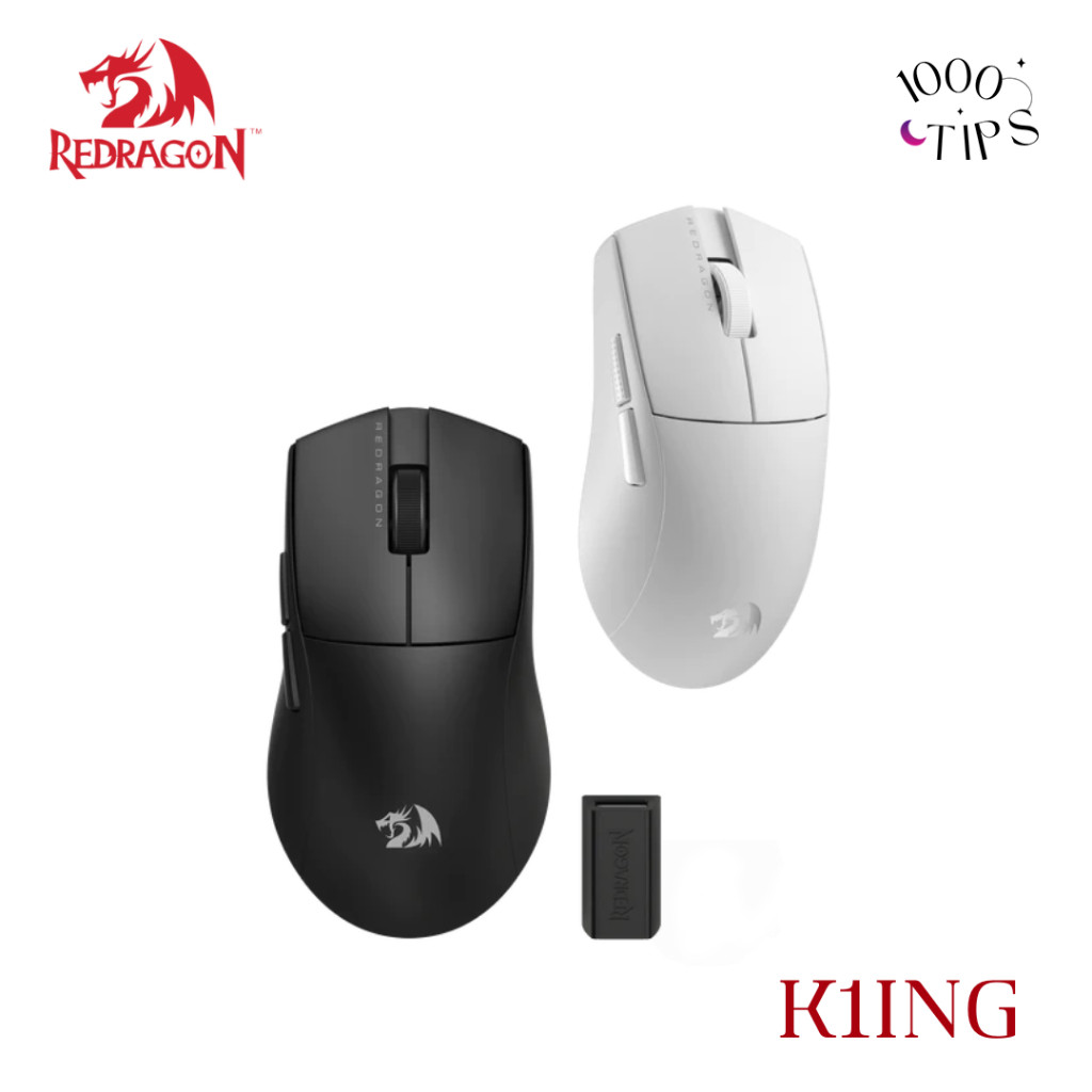 Redragon M916 PRO K1NG 4K 3-Mode Wireless Gaming Mouse