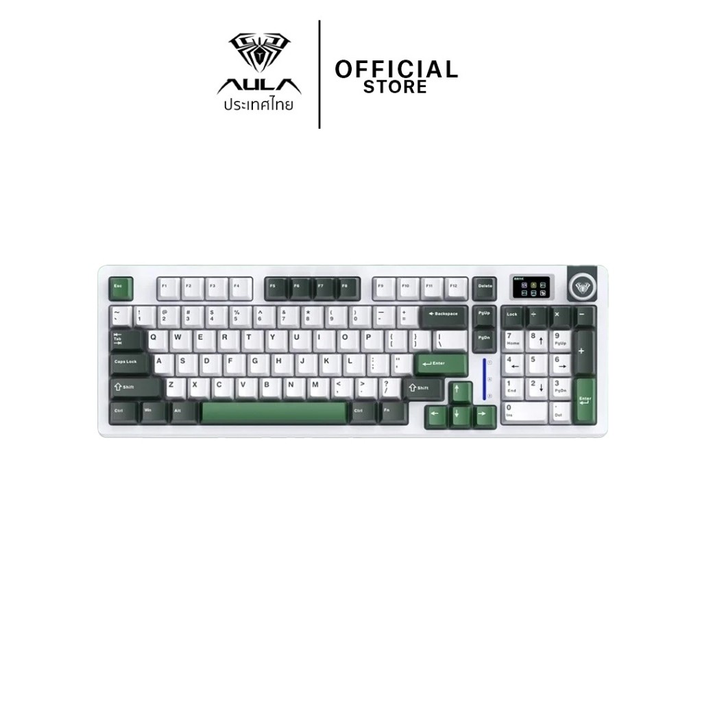 คีย์บอร์ดไร้สาย - AULA S98Pro - Display Gasket Mechanical Keyboard คีย์ไทย รับประกัน 2 ปี