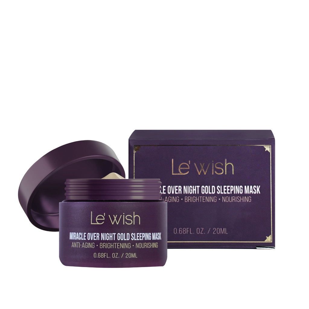 Le'wish Miracle Over Night Gold Sleeping Mask (20g) เลอวิช มาส์กทองคำ