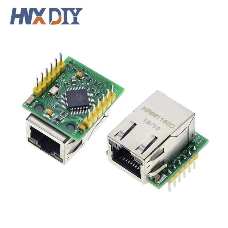 ❤ 1-5Pcs W5500 โมดูล TCP / IP Ethernet Module, อินเตอร์เฟสเครือข่าย W