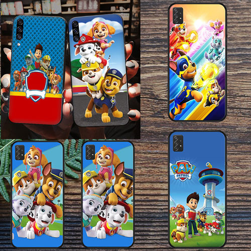 นุ่มสีดํา Samsung Galaxy A81 A82 A91 M20 M30 M30S M21 M31 M51 PAW Patrol1 เคสโทรศัพท์