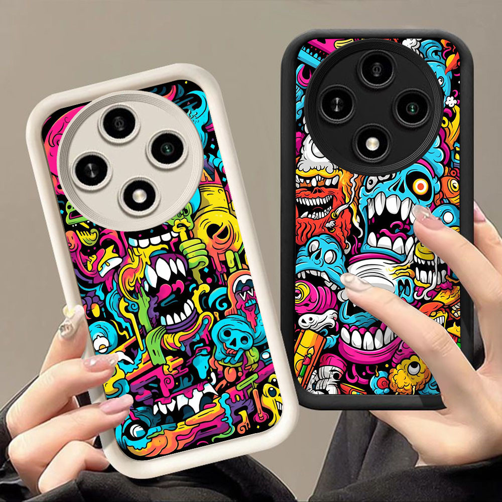 เคสสําหรับ VIVO IQOO Z9 T4 Y01A 13 NEO 10 Y300 Z9X Z10 Turbo Pro Plus 5G Q-48 Trippy