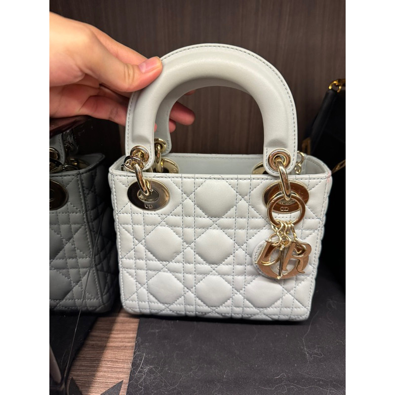 กระเป๋า Mini Lady Dior Bag  Lambskin