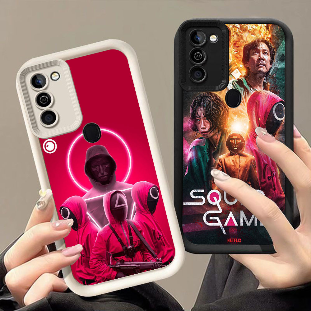 SAMSUNG เคสสําหรับSamsung A50 A30s A50s A30 A20 A55 A11 A10S A21S A20S M11 5G Q-56 เกมปลาหมึก