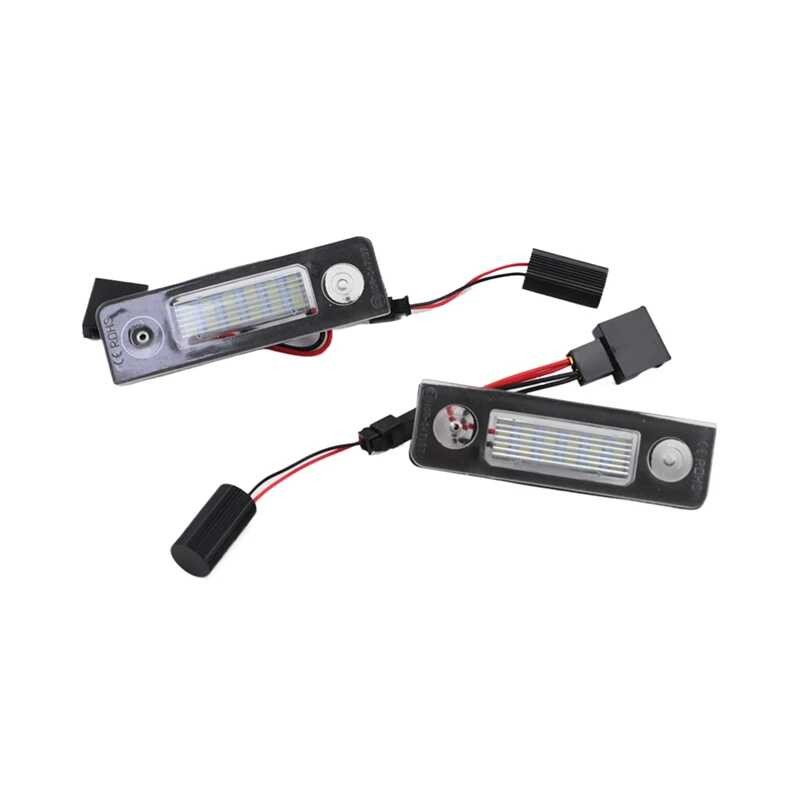 ▩ 2 ชิ้น Canbus ไฟ LED ป้ายทะเบียนสำหรับ Skoda 1Z A5 ยกกระชับใบ