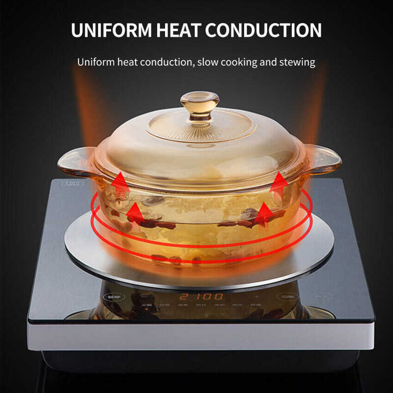 Cooker 1Pc Heat Conduction Plate 20Cm/24Cm, Induction Cooktop Adapter,Adapter For Non-Induction P