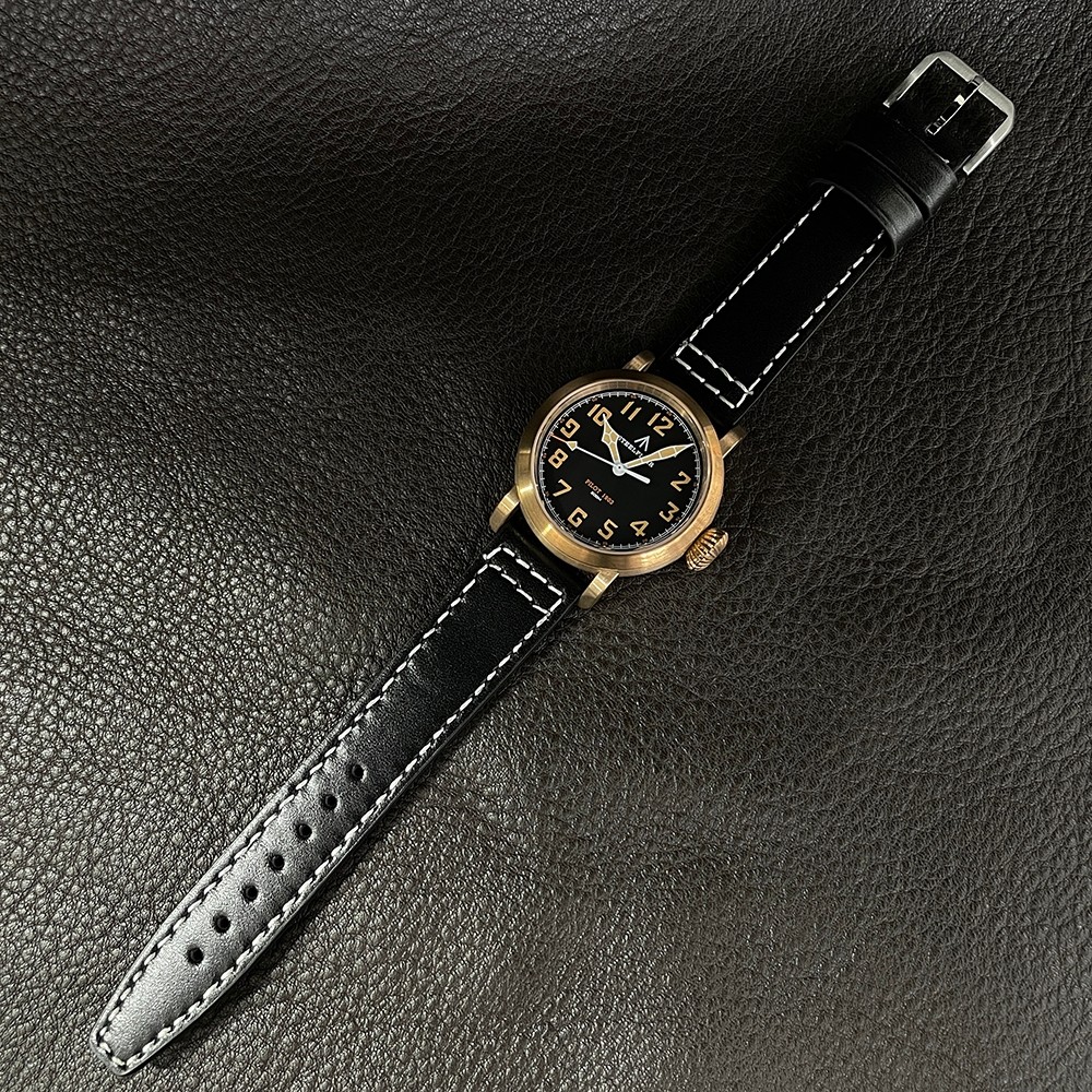 [STEELFLIER] Sf747s Retro Bronze Pilot Men Quartz Watch VH31 Movement 20bar กันน้ํา Swiss Super Lum