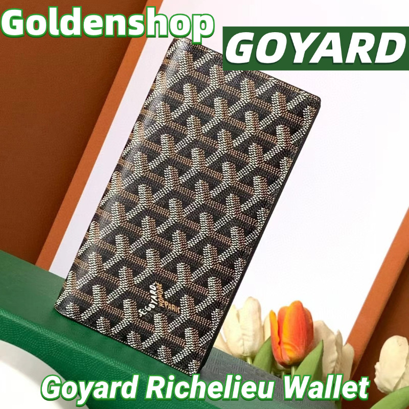 Goyard Richelieu Long Walletกระเป๋าสตางค์ยาว Goyard จริง สินค้าขายร้อน