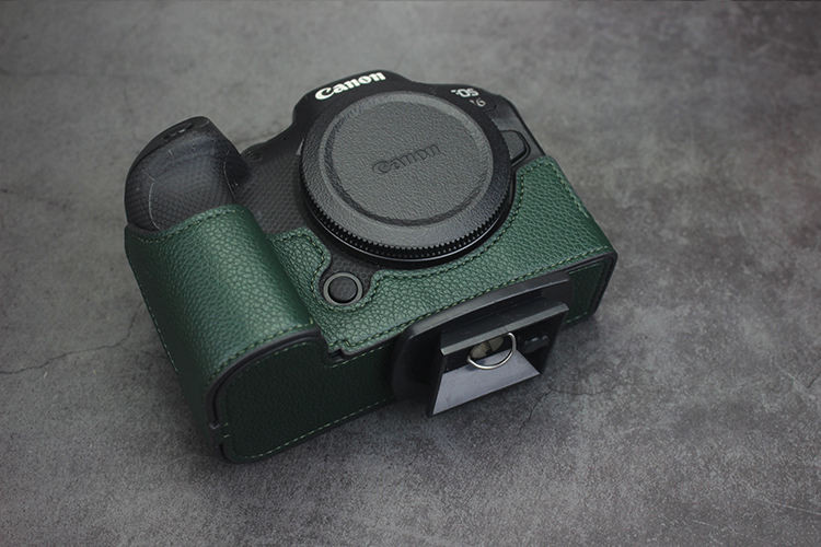 เหมาะสําหรับ Canon Micro Single EOSR6II กระเป๋ากล้องรุ่นที่สอง R5 เคสป้องกัน R8 ฐานอุปกรณ์เสริม RP R6 กล้องซองหนัง